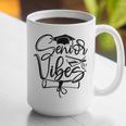 That Says Senior Vibes Graduation Diploma School Spirit Graphic Print Coffee Mug