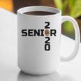 Senior 2020 Football Graduation Shirt Graphic Print Coffee Mug