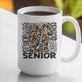 Senior 2021 Grad Class Of 2021 Graduation Leopard Cheetah Graphic Print Coffee Mug