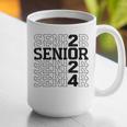 Senior 2024 Class Of 2024 Graduation 2024 Women Boy Girl Graphic Print Coffee Mug