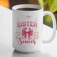 Senior 2026 Class Of 26 Coquette Pink Bow Graduation Sister Graphic Print Coffee Mug