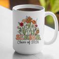 Senior 2026 Graduate Class Of 2026 Wildflowers Graduation Graphic Print Coffee Mug