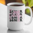 Senior 2027 Class Of 2027 Coquette Pink Bow Graduation 2027 Graphic Print Coffee Mug