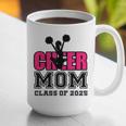 Senior Cheerleader Mom Cheer Class Of 2025 Graduation Women Graphic Print Coffee Mug
