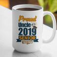 Senior Class Of 2019 Tshirt Graduation School Students Uncle Graphic Print Coffee Mug
