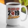 Senior Class Of 2019 Tshirt Graduation Students Football Graphic Print Coffee Mug