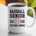 Senior Class Of 2025 Baseball Senior Night Graduation Party Graphic Print Coffee Mug