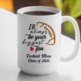Senior Football Mom Class Of 2026 Graduation Graduate Graphic Print Coffee Mug
