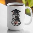 Siberian Husky Dog Graduation Cap Training School Graduate Men Women Kids Graphic Print Coffee Mug