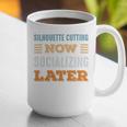 Silhouette Cutting Now Minimal Socializing Introvert Graphic Print Coffee Mug Silhouette Cutting Now Minimal Socializing Introvert Graphic Print Coffee Mug
