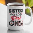 Sister Of The Fast One Car Racing Dad 1St Birthday Boy Graphic Print Coffee Mug Sister Of The Fast One Car Racing Dad 1St Birthday Boy Graphic Print Coffee Mug