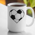 Soccer Ball Heart Idea For Mom Dad Kids T-Shirt Graphic Print Coffee Mug Soccer Ball Heart Idea For Mom Dad Kids T-Shirt Graphic Print Coffee Mug
