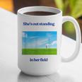 Out Standing In Her Field Graduation Tee Graphic Print Coffee Mug