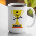 Star Graduate Second Grade Graduation Trophy Cup Graphic Print Coffee Mug