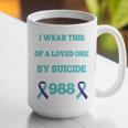 Suicide Prevention 988 Hotline In Memory Of Loved One Graphic Print Coffee Mug