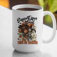 Support Your Local Trick Or Treaters Retro Spooky Nostalgia Graphic Print Coffee Mug
