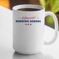 Survived Nursing School Graduation Student Graphic Print Coffee Mug