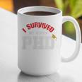 I Survived My Wife's PhD Graduation Slim Fit Shirt Graphic Print Coffee Mug