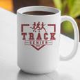 Track Senior Night Track Senior 2025 Graduation 36 Graphic Print Coffee Mug
