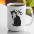 Tuxedo Cat Dad Cat Dad Tuxedo Cat Dad Graphic Print Coffee Mug