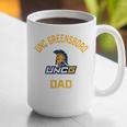 UNC Greensboro UNCG Spartans Arched Dad Graphic Print Coffee Mug