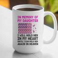 USA Flag With Pink And Black Ribbon In Memory Of My Daughter For Women Men Graphic Print Coffee Mug USA Flag With Pink And Black Ribbon In Memory Of My Daughter For Women Men Graphic Print Coffee Mug