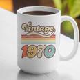 Vintage 1970 Birthday Retro Style 70's Born Nostalgia Outfit Premium Tri-Blend Graphic Print Coffee Mug