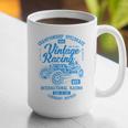 Vintage Racing Automotive Nostalgia Distressed Car Graphic Print Coffee Mug Vintage Racing Automotive Nostalgia Distressed Car Graphic Print Coffee Mug