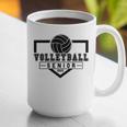 Volleyball Senior Night Volleyball Senior 2025 Graduation 30 Graphic Print Coffee Mug