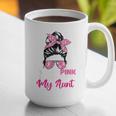 I Wear Pink In Memory Of My Aunt Breast Cancer Awareness Graphic Print Coffee Mug I Wear Pink In Memory Of My Aunt Breast Cancer Awareness Graphic Print Coffee Mug