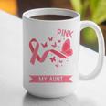 I Wear Pink In Memory Of My Aunt Graphic Print Coffee Mug