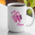 I Wear Pink In Memory Of My Niece Breast Cancer Awareness Graphic Print Coffee Mug I Wear Pink In Memory Of My Niece Breast Cancer Awareness Graphic Print Coffee Mug