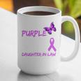 I Wear Purple In Memory Of My Daughter-In-Law Overdose Graphic Print Coffee Mug I Wear Purple In Memory Of My Daughter-In-Law Overdose Graphic Print Coffee Mug