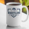 Wrestling Senior Night Wrestling Senior 2025 Graduation 66 Graphic Print Coffee Mug