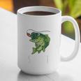 Youth Boy My Lucky Fishing-Shirt Bass Fish Dad Graphic Print Coffee Mug