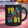 1981 Retro Raised In The 80s Old School Nostalgia Vibes Graphic Print Coffee Mug 1981 Retro Raised In The 80s Old School Nostalgia Vibes Graphic Print Coffee Mug