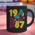 1987 Retro Raised In The 80s Old School Nostalgia Vibes Graphic Print Coffee Mug
