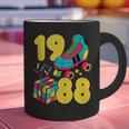 1988 Retro Raised In The 80s Old School Nostalgia Vibes Graphic Print Coffee Mug