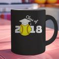 2018 Softball Senior Graduation Shirt For Girls Grad Graphic Print Coffee Mug