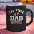 2nd Second Time Dad It's a Girl Gender Reveal Graphic Print Coffee Mug 2nd Second Time Dad It's a Girl Gender Reveal Graphic Print Coffee Mug