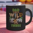 3rd Birthday Zoo Safari Jungle Dad Of The Wild And Three Graphic Print Coffee Mug