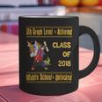 5th Grade Graduation Shirt Dabbing Unicorn Boys Class 2018 Graphic Print Coffee Mug