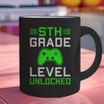 5th Grade Level Unlocked Back To School Gamer Graduation Graphic Print Coffee Mug