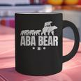 Aba Bear For Jewish Dad With Four Kids On Father's Day Graphic Print Coffee Mug Aba Bear For Jewish Dad With Four Kids On Father's Day Graphic Print Coffee Mug