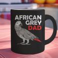 African Grey Parrot Dad Congo Bird Father Graphic Print Coffee Mug
