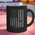 Archery Dad America US Flag Patriot Vintage Archer Graphic Print Coffee Mug
