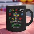 Autism Dad Son Father Autistic Kid Awareness Jesus Christian Graphic Print Coffee Mug