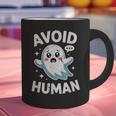 Avoid Humans Cute Kawaii Pastel Ghost Introvert Saying Graphic Print Coffee Mug Avoid Humans Cute Kawaii Pastel Ghost Introvert Saying Graphic Print Coffee Mug