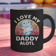 Axolotl Kids Teens Retro Sunset I Love My Daddy Graphic Print Coffee Mug Axolotl Kids Teens Retro Sunset I Love My Daddy Graphic Print Coffee Mug