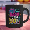 Back To The 90s Nostalgia Cassette Game Console Boombox Graphic Print Coffee Mug